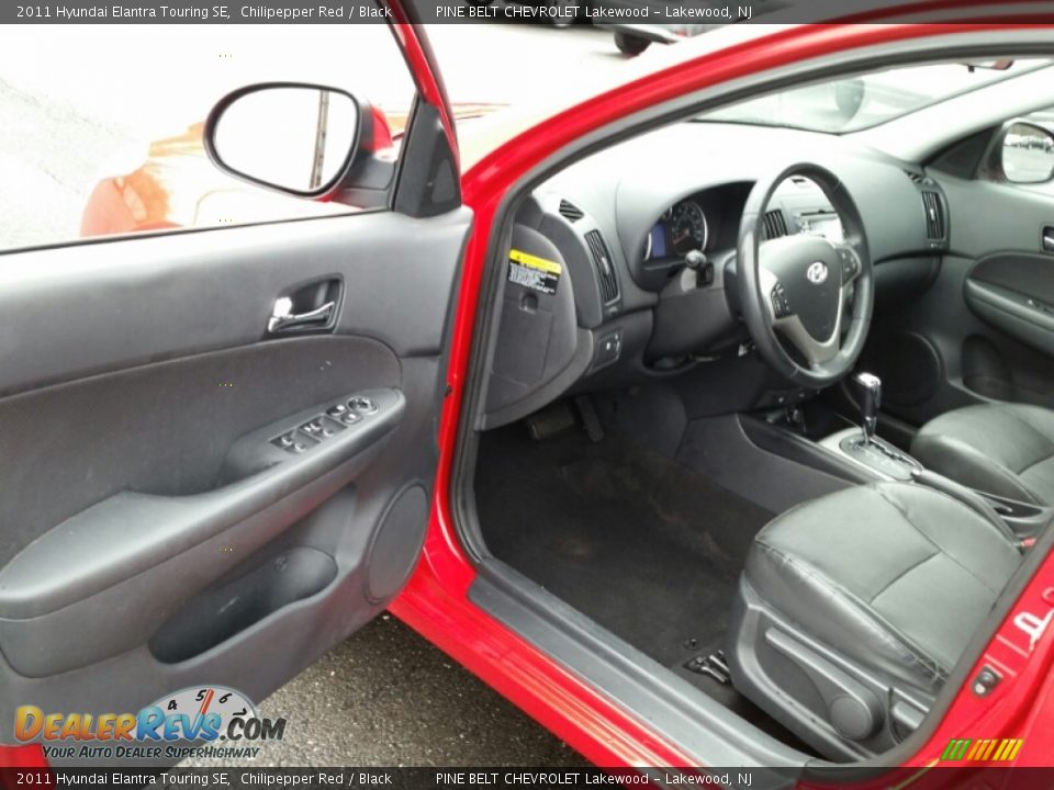 2011 Hyundai Elantra Touring SE Chilipepper Red / Black Photo #19