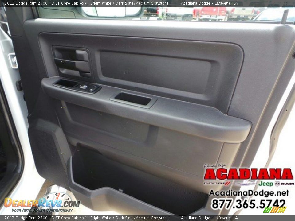 2012 Dodge Ram 2500 HD ST Crew Cab 4x4 Bright White / Dark Slate/Medium Graystone Photo #24