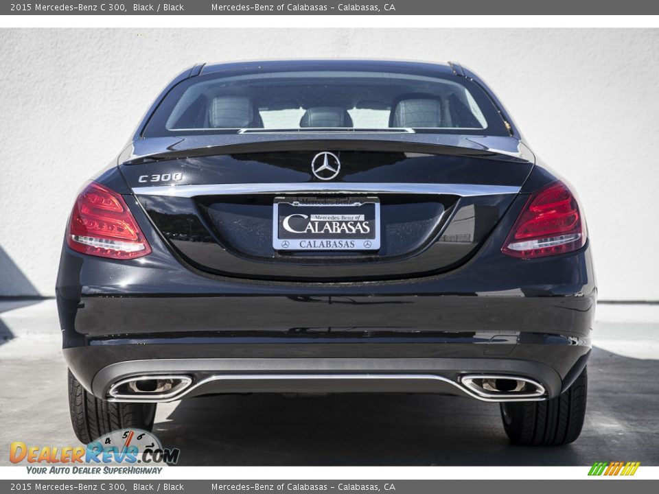 2015 Mercedes-Benz C 300 Black / Black Photo #3