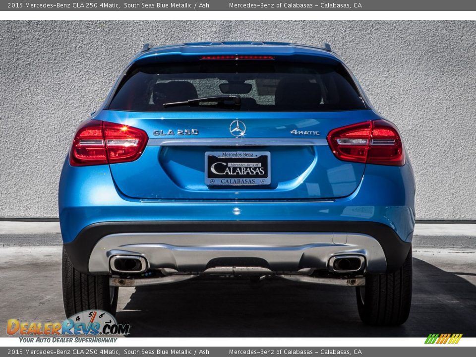 2015 Mercedes-Benz GLA 250 4Matic South Seas Blue Metallic / Ash Photo #3