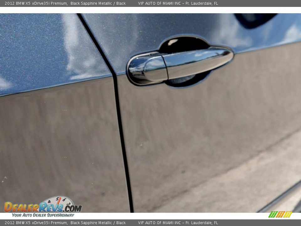 2012 BMW X5 xDrive35i Premium Black Sapphire Metallic / Black Photo #15
