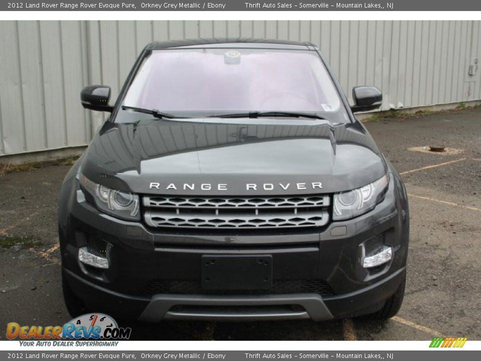 2012 Land Rover Range Rover Evoque Pure Orkney Grey Metallic / Ebony Photo #4