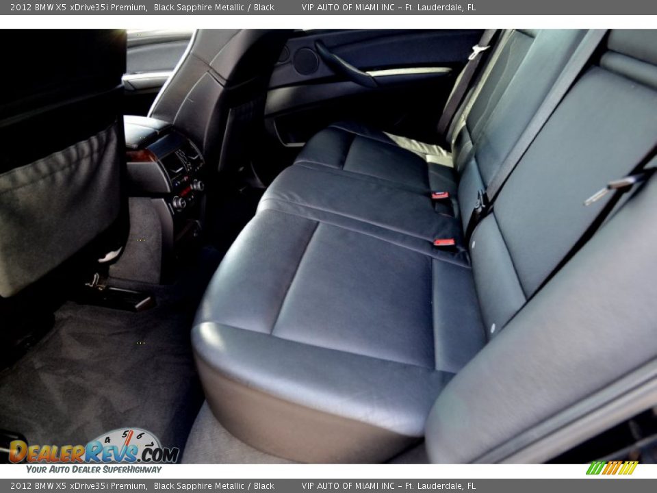 2012 BMW X5 xDrive35i Premium Black Sapphire Metallic / Black Photo #23