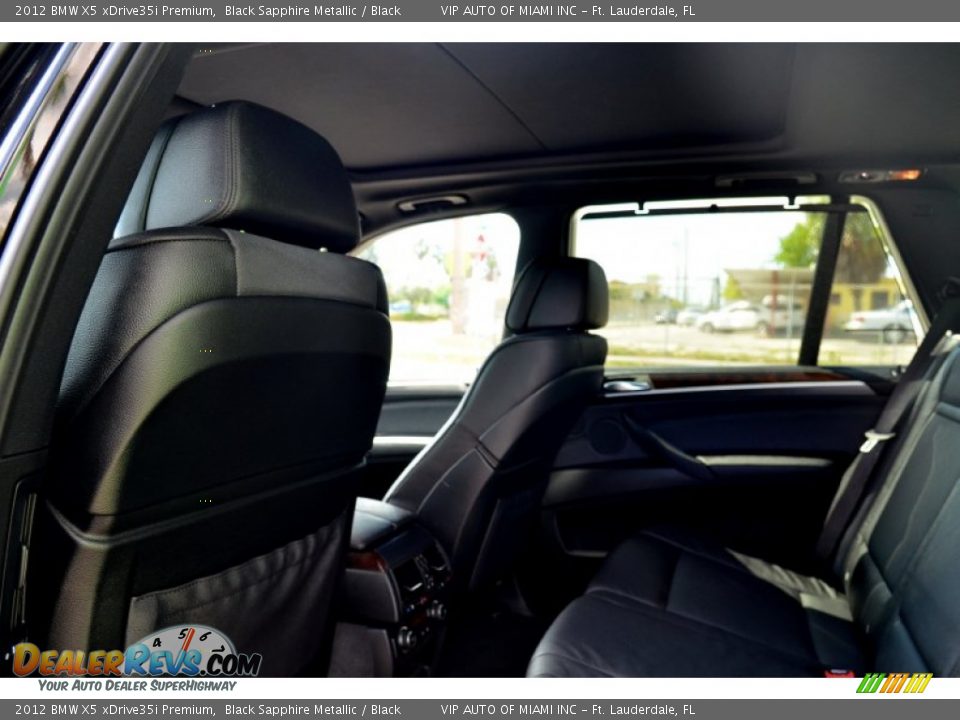 2012 BMW X5 xDrive35i Premium Black Sapphire Metallic / Black Photo #24