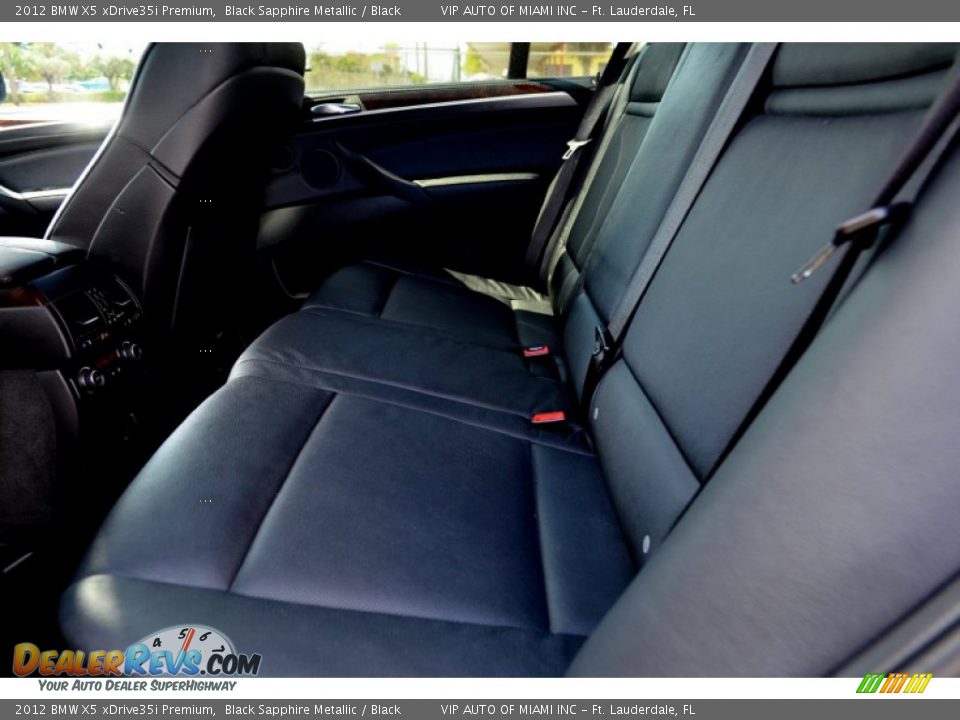2012 BMW X5 xDrive35i Premium Black Sapphire Metallic / Black Photo #26