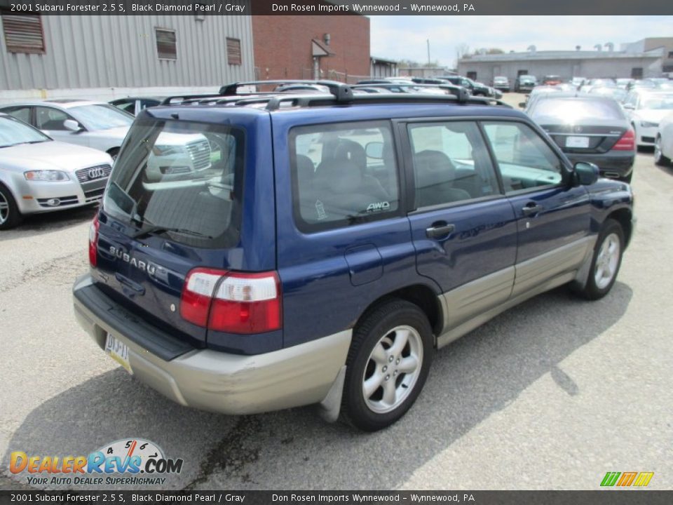 2001 Subaru Forester 2.5 S Black Diamond Pearl / Gray Photo #3