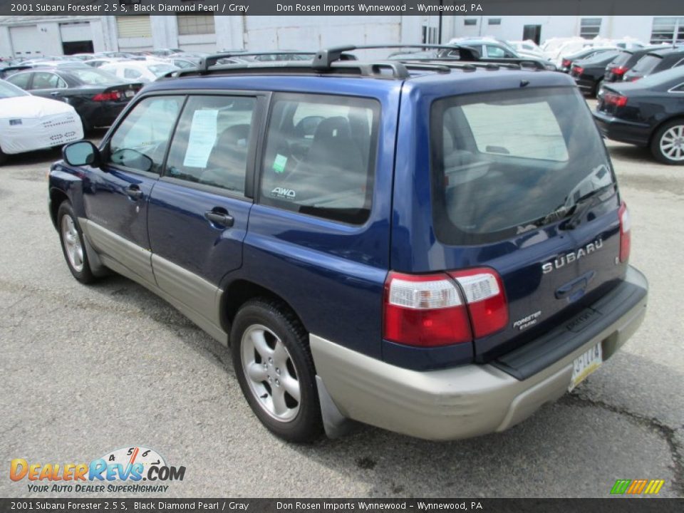 2001 Subaru Forester 2.5 S Black Diamond Pearl / Gray Photo #10