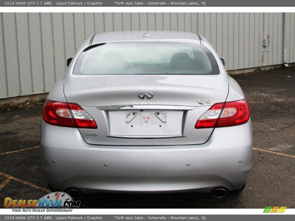 2014 Infiniti Q70 3.7 AWD Liquid Platinum / Graphite Photo #7