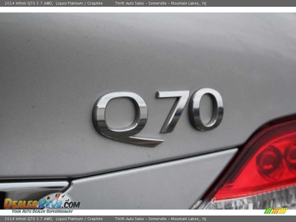 2014 Infiniti Q70 3.7 AWD Liquid Platinum / Graphite Photo #9