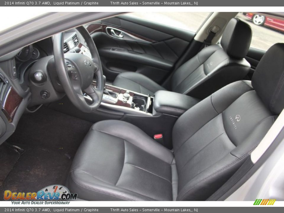 Front Seat of 2014 Infiniti Q70 3.7 AWD Photo #11