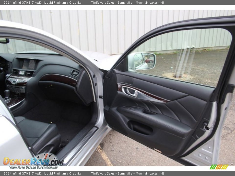 2014 Infiniti Q70 3.7 AWD Liquid Platinum / Graphite Photo #18