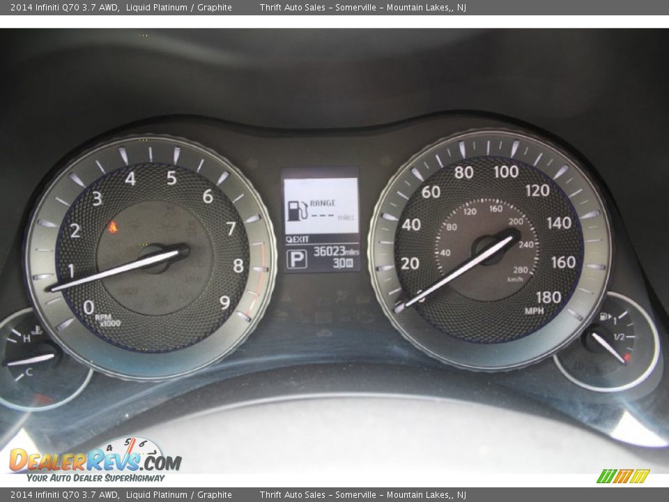2014 Infiniti Q70 3.7 AWD Gauges Photo #21
