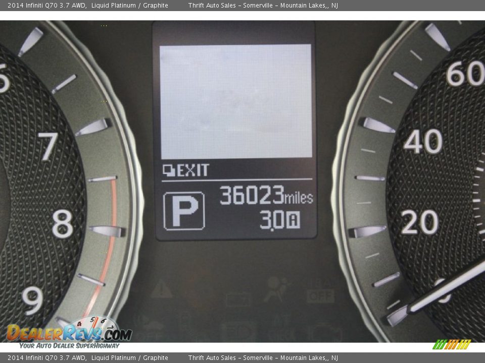 2014 Infiniti Q70 3.7 AWD Liquid Platinum / Graphite Photo #22