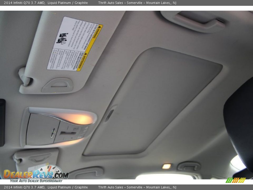 2014 Infiniti Q70 3.7 AWD Liquid Platinum / Graphite Photo #32
