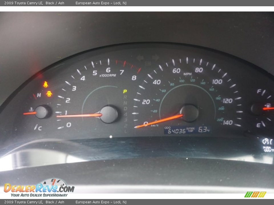 2009 Toyota Camry LE Black / Ash Photo #13