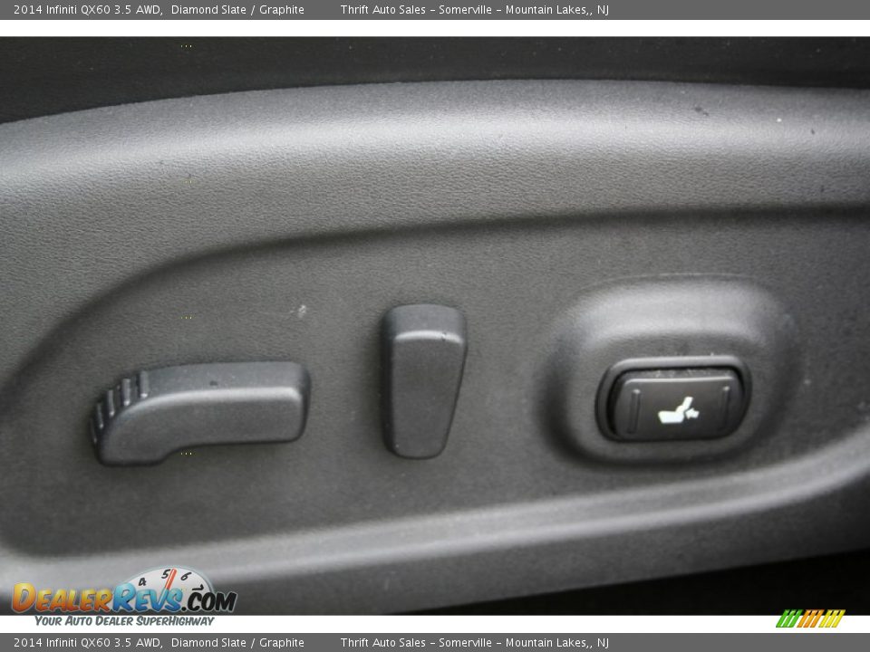 2014 Infiniti QX60 3.5 AWD Diamond Slate / Graphite Photo #11