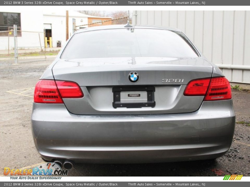 2012 BMW 3 Series 328i xDrive Coupe Space Grey Metallic / Oyster/Black Photo #8