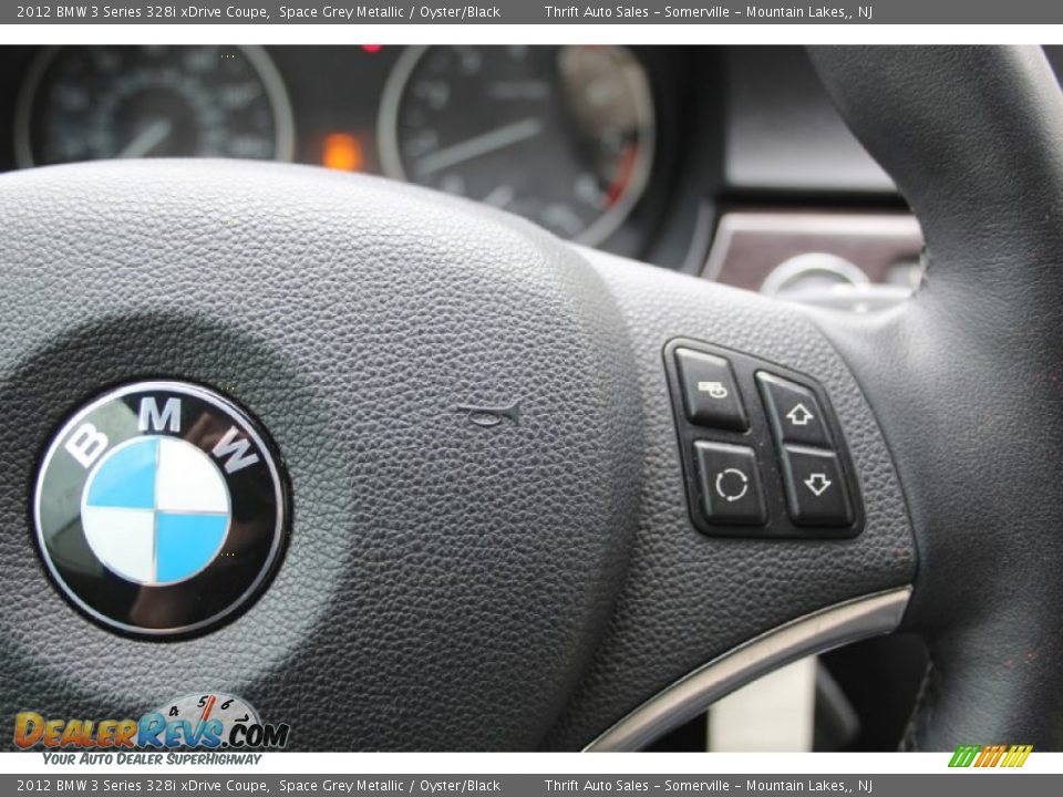 2012 BMW 3 Series 328i xDrive Coupe Space Grey Metallic / Oyster/Black Photo #19