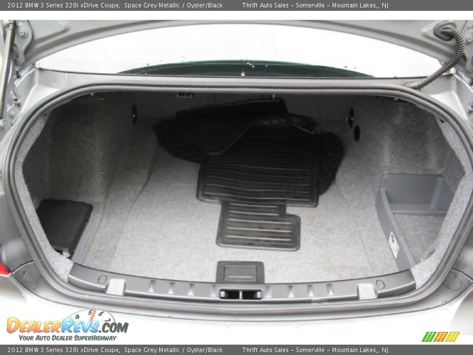 2012 BMW 3 Series 328i xDrive Coupe Space Grey Metallic / Oyster/Black Photo #24
