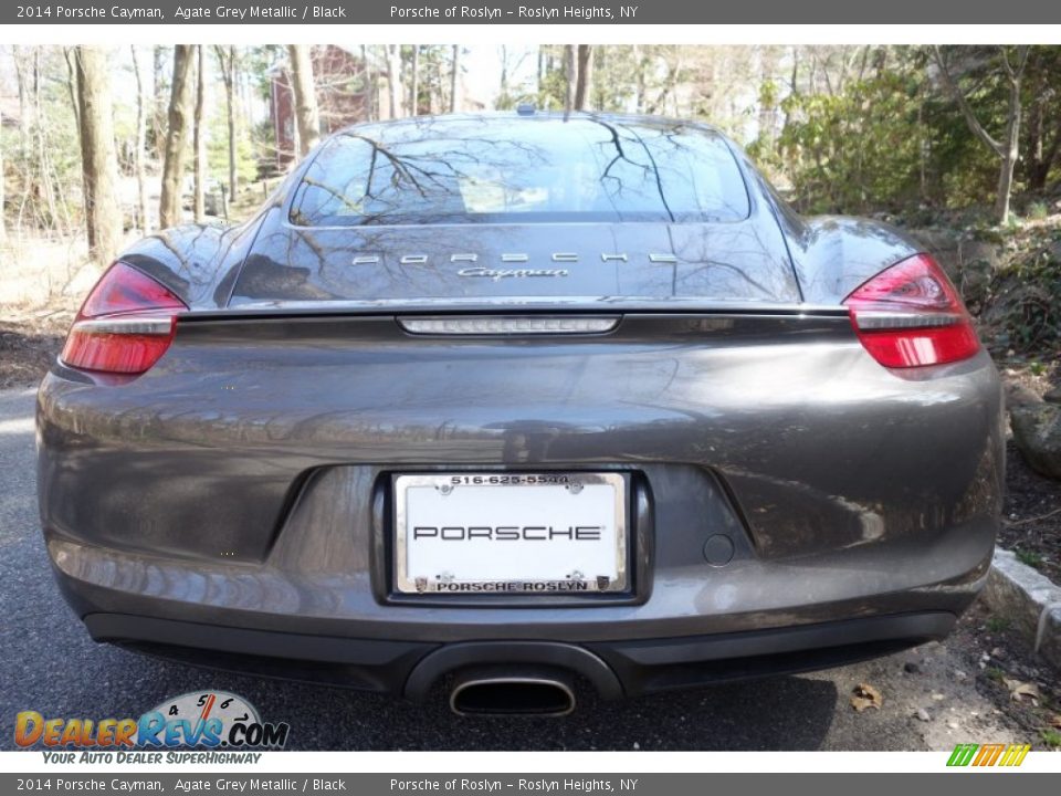 2014 Porsche Cayman Agate Grey Metallic / Black Photo #5