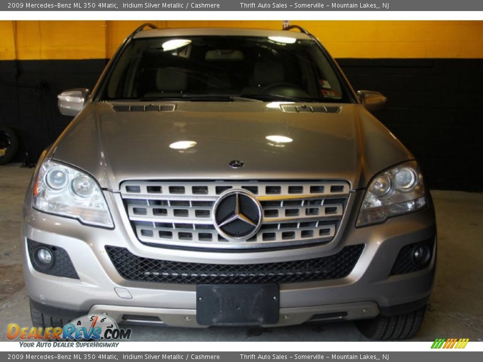 2009 Mercedes-Benz ML 350 4Matic Iridium Silver Metallic / Cashmere Photo #6