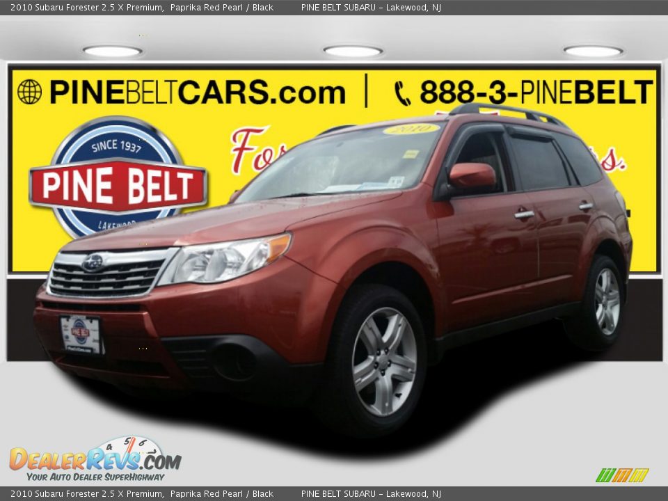 2010 Subaru Forester 2.5 X Premium Paprika Red Pearl / Black Photo #1
