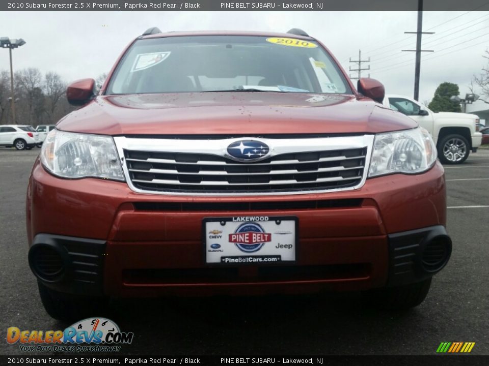 2010 Subaru Forester 2.5 X Premium Paprika Red Pearl / Black Photo #2