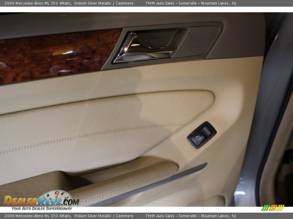 2009 Mercedes-Benz ML 350 4Matic Iridium Silver Metallic / Cashmere Photo #14