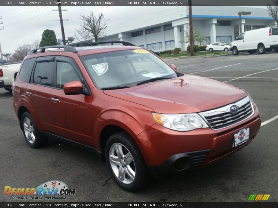2010 Subaru Forester 2.5 X Premium Paprika Red Pearl / Black Photo #3