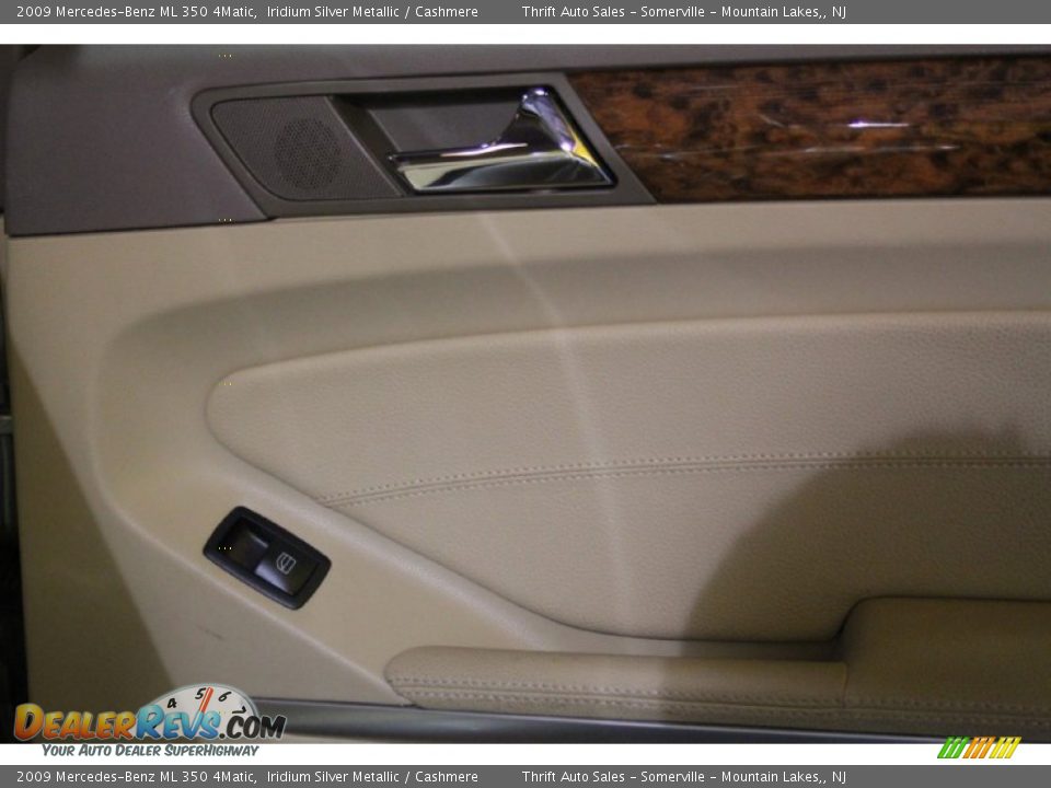 2009 Mercedes-Benz ML 350 4Matic Iridium Silver Metallic / Cashmere Photo #19