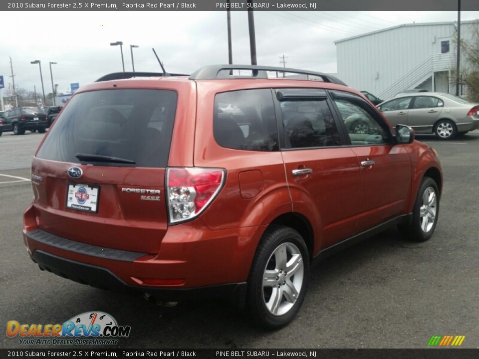 2010 Subaru Forester 2.5 X Premium Paprika Red Pearl / Black Photo #7