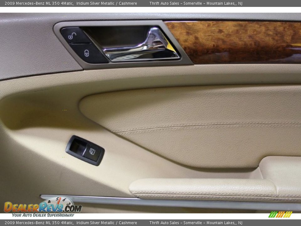 2009 Mercedes-Benz ML 350 4Matic Iridium Silver Metallic / Cashmere Photo #22
