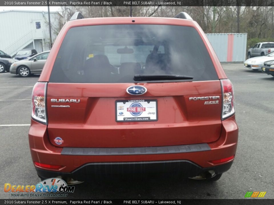 2010 Subaru Forester 2.5 X Premium Paprika Red Pearl / Black Photo #8