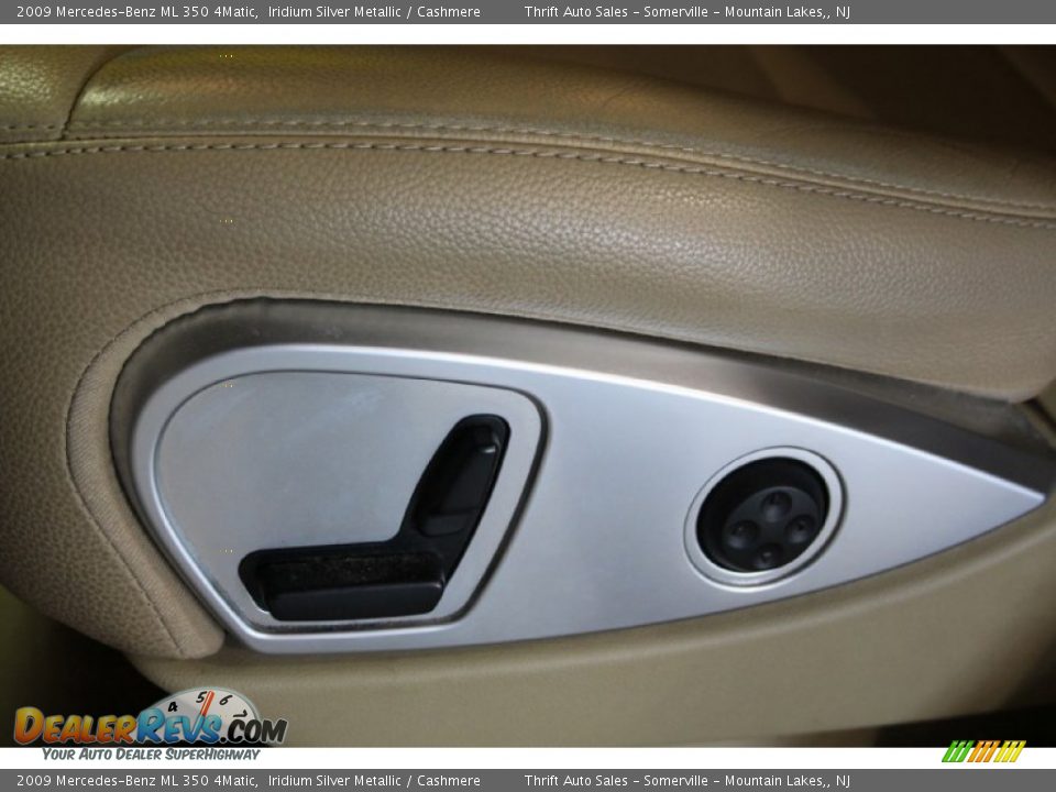 2009 Mercedes-Benz ML 350 4Matic Iridium Silver Metallic / Cashmere Photo #24