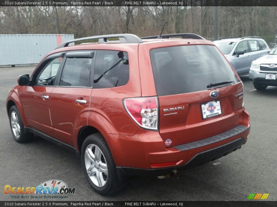 2010 Subaru Forester 2.5 X Premium Paprika Red Pearl / Black Photo #11
