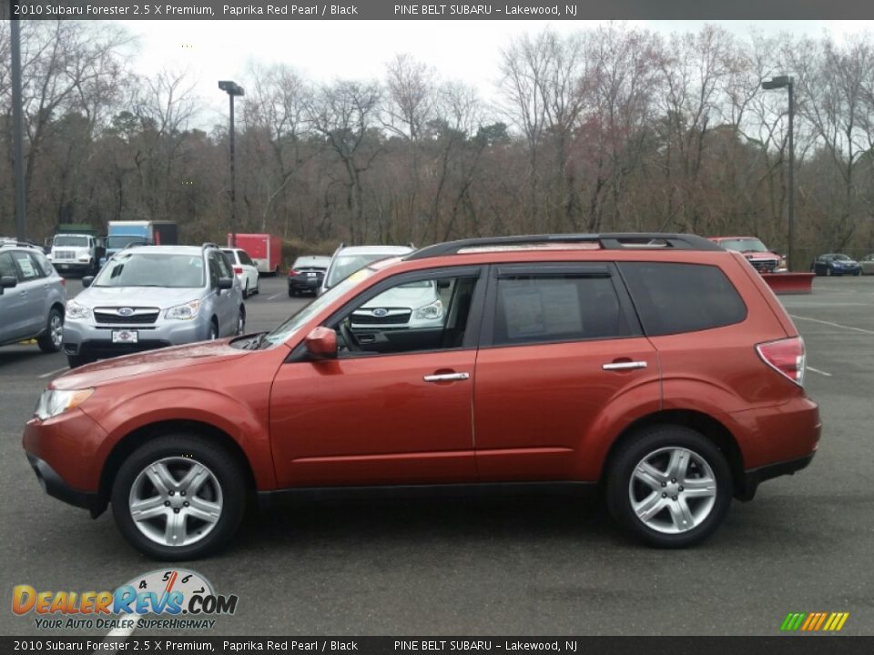 2010 Subaru Forester 2.5 X Premium Paprika Red Pearl / Black Photo #12