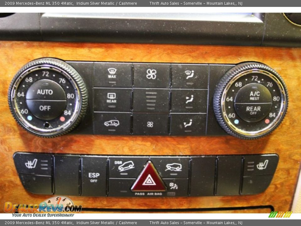 2009 Mercedes-Benz ML 350 4Matic Iridium Silver Metallic / Cashmere Photo #30