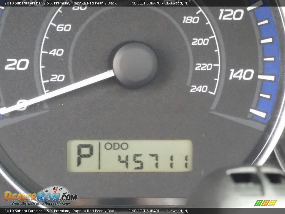 2010 Subaru Forester 2.5 X Premium Paprika Red Pearl / Black Photo #21