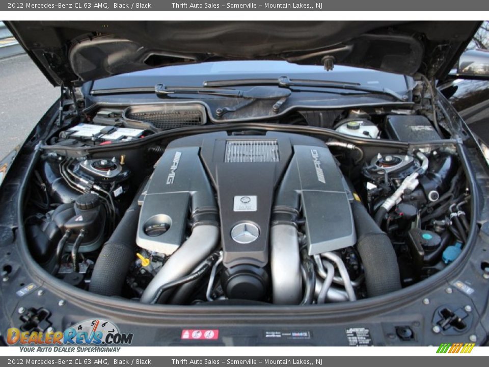 2012 Mercedes-Benz CL 63 AMG 5.5 Liter AMG Biturbo DOHC 32-Valve VVT V8 Engine Photo #34
