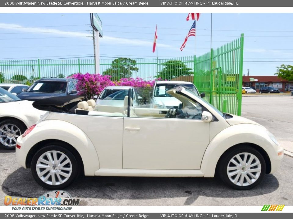 2008 Volkswagen New Beetle SE Convertible Harvest Moon Beige / Cream Beige Photo #9