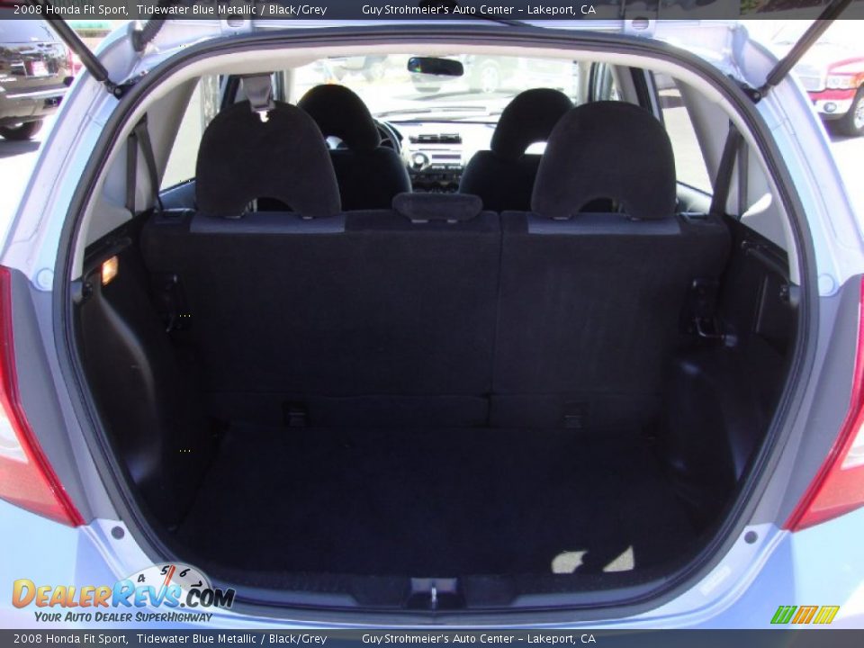 2008 Honda Fit Sport Tidewater Blue Metallic / Black/Grey Photo #24