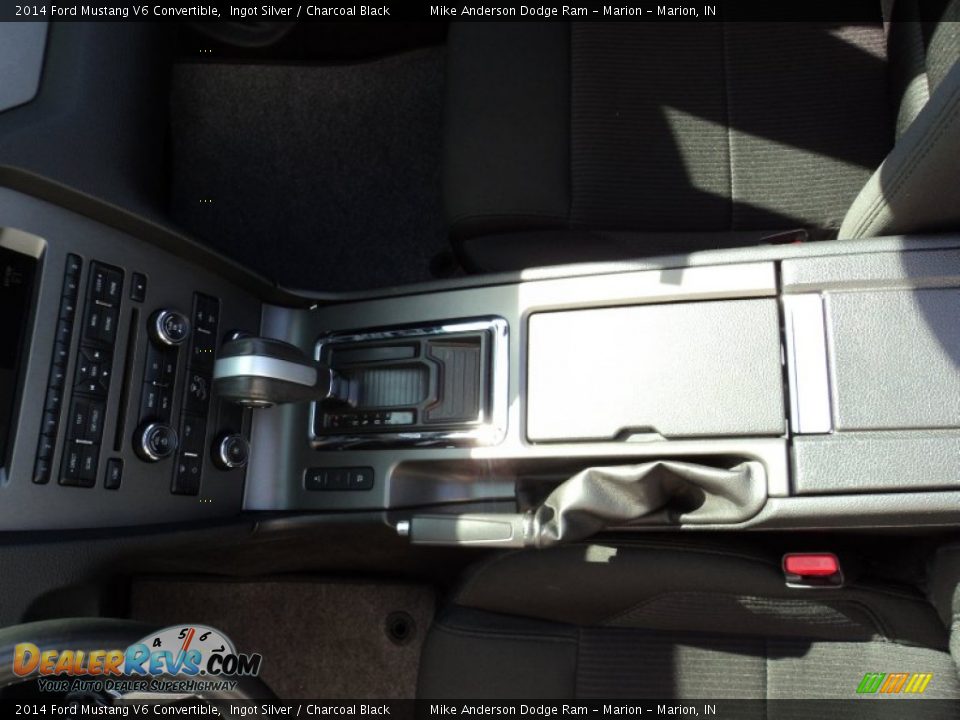 2014 Ford Mustang V6 Convertible Ingot Silver / Charcoal Black Photo #14