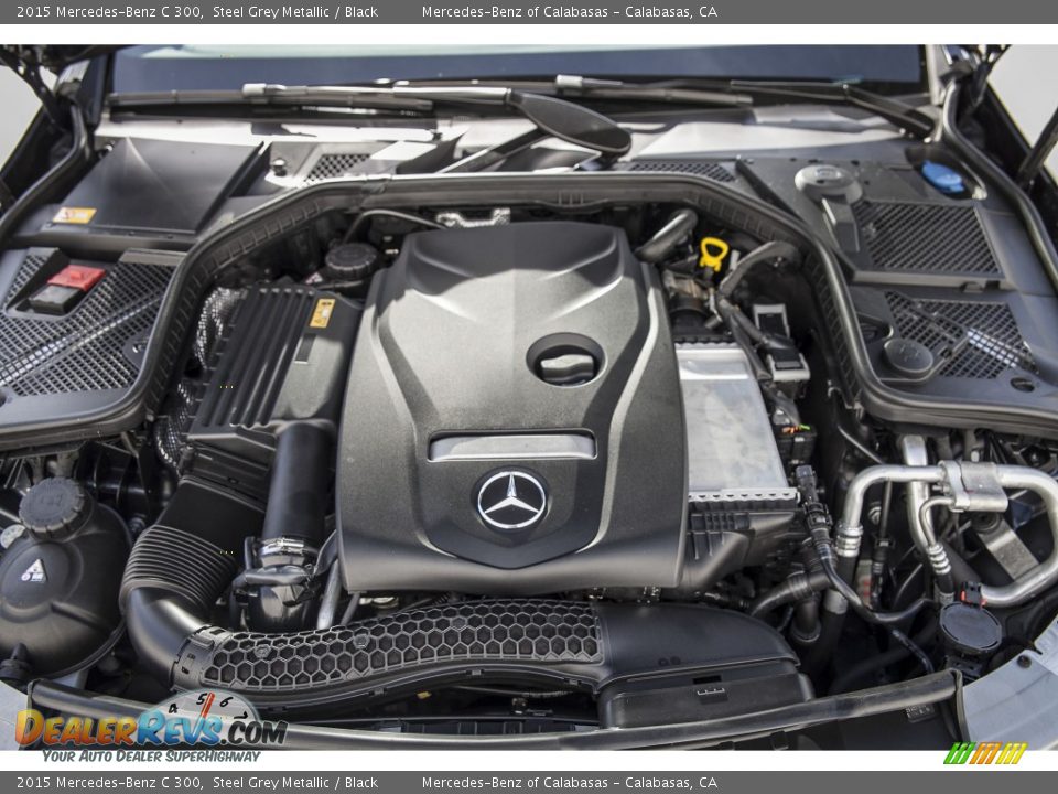 2015 Mercedes-Benz C 300 Steel Grey Metallic / Black Photo #9