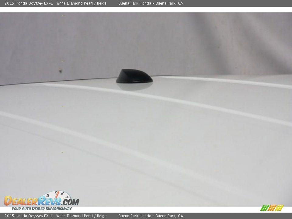 2015 Honda Odyssey EX-L White Diamond Pearl / Beige Photo #8