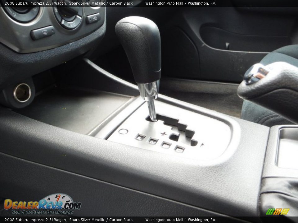 2008 Subaru Impreza 2.5i Wagon Spark Silver Metallic / Carbon Black Photo #12