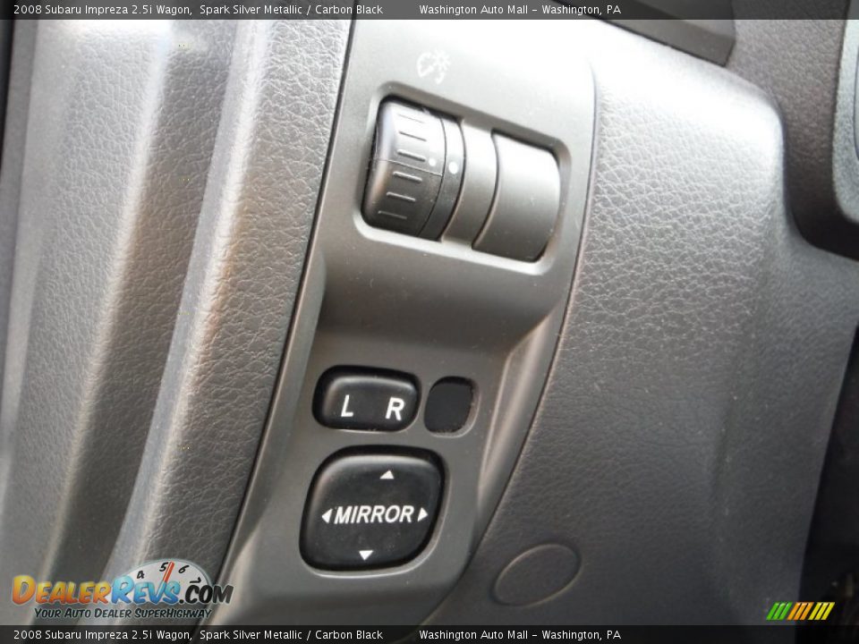2008 Subaru Impreza 2.5i Wagon Spark Silver Metallic / Carbon Black Photo #16