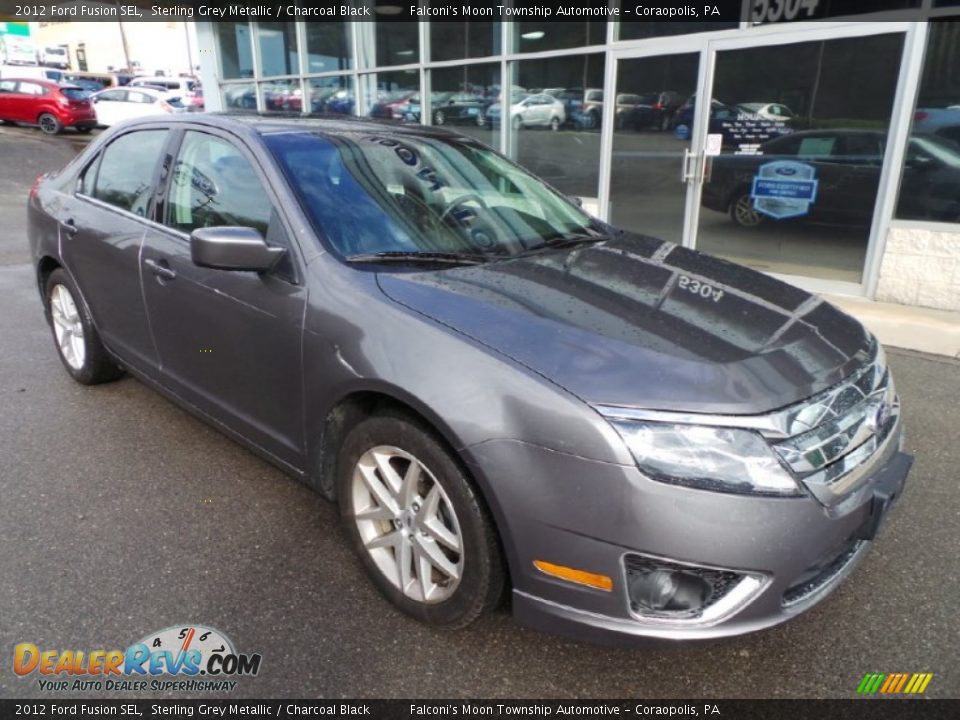 2012 Ford Fusion SEL Sterling Grey Metallic / Charcoal Black Photo #3
