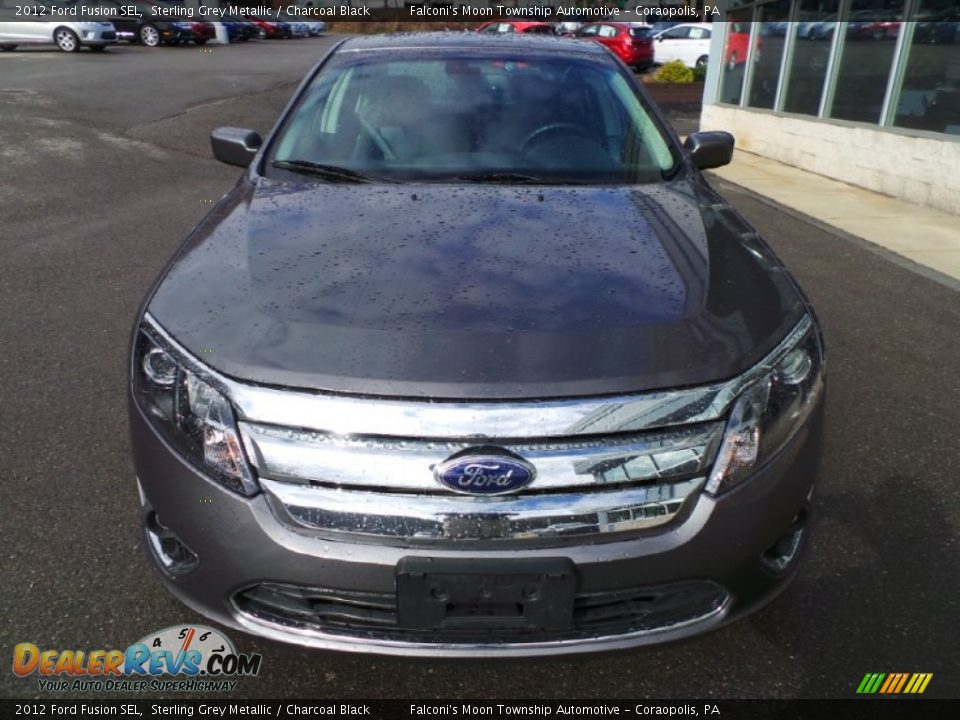 2012 Ford Fusion SEL Sterling Grey Metallic / Charcoal Black Photo #4