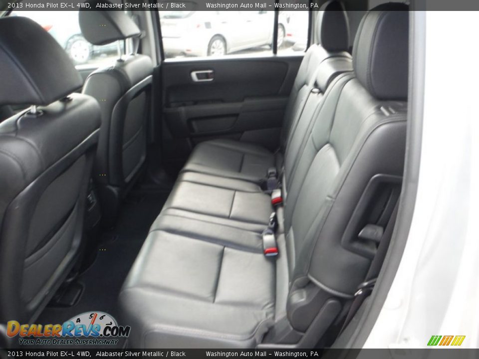 2013 Honda Pilot EX-L 4WD Alabaster Silver Metallic / Black Photo #16