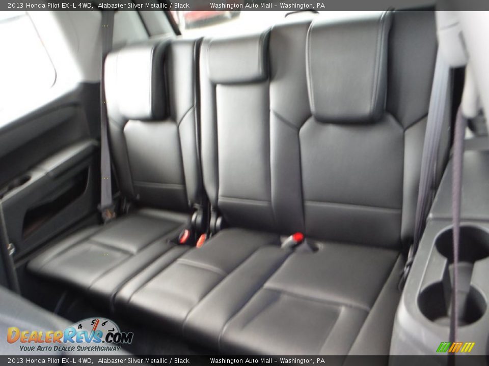 2013 Honda Pilot EX-L 4WD Alabaster Silver Metallic / Black Photo #17